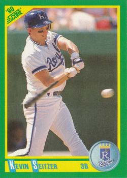 1990 Score #199 Kevin Seitzer Front