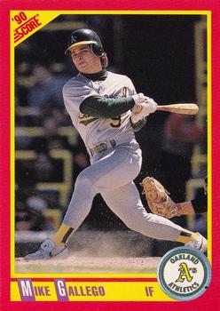1990 Score #323 Mike Gallego Front