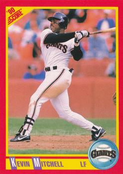1990 Score #343 Kevin Mitchell Front