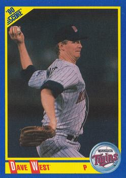 1990 Score #573 Dave West Front