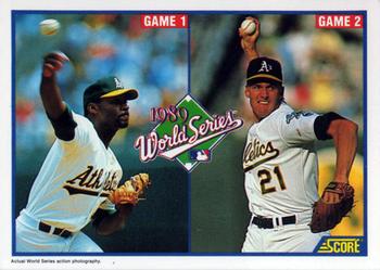 1990 Score #700 World Series Games 1 and 2 Front