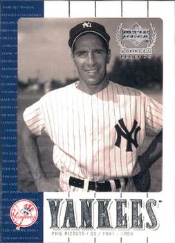 2000 Upper Deck Yankees Legends #11 Phil Rizzuto Front