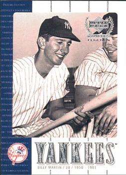 2000 Upper Deck Yankees Legends #15 Billy Martin Front
