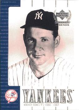 2000 Upper Deck Yankees Legends #18 Whitey Ford Front