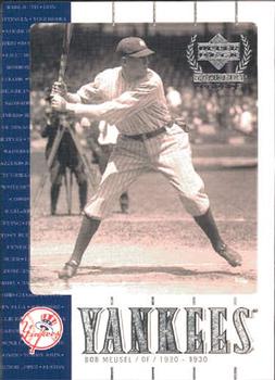 2000 Upper Deck Yankees Legends #21 Bob Meusel Front
