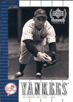 2000 Upper Deck Yankees Legends #22 Joe Gordon Front