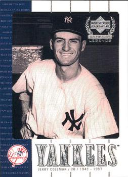 2000 Upper Deck Yankees Legends #23 Jerry Coleman Front