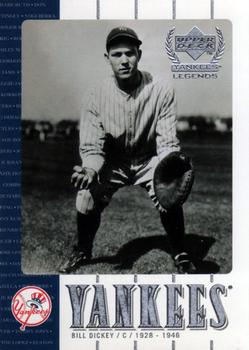2000 Upper Deck Yankees Legends #45 Bill Dickey Front