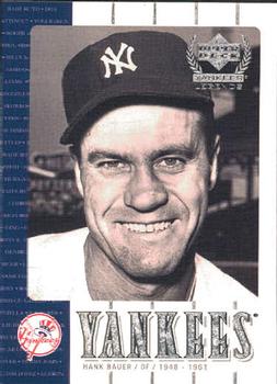 2000 Upper Deck Yankees Legends #31 Hank Bauer Front