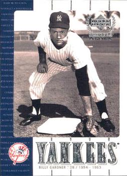 2000 Upper Deck Yankees Legends #39 Billy Gardner Front