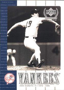 2000 Upper Deck Yankees Legends #46 Dave Righetti Front