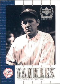 2000 Upper Deck Yankees Legends #49 Lefty Gomez Front