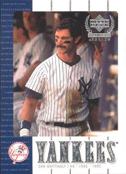 2000 Upper Deck Yankees Legends #6 Don Mattingly Front