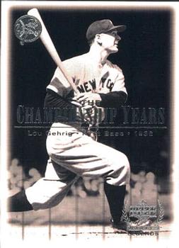 2000 Upper Deck Yankees Legends #70 Lou Gehrig Front