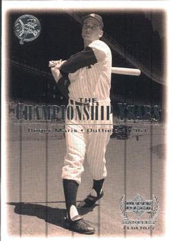 2000 Upper Deck Yankees Legends #84 Roger Maris Front