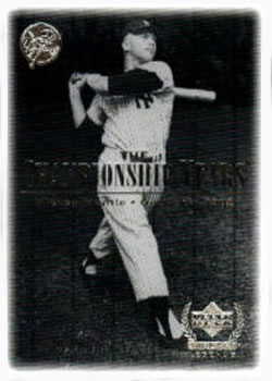 2000 Upper Deck Yankees Legends #85 Mickey Mantle Front
