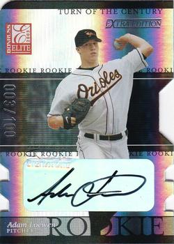2003 Donruss/Leaf/Playoff (DLP) Rookies & Traded - 2003 Donruss Elite Extra Edition Turn of the Century Autographs #1 Adam Loewen Front