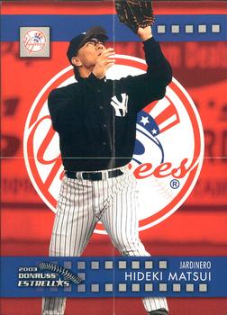 2003 Donruss Estrellas - Posters de su Jugador #NNO Hideki Matsui Front