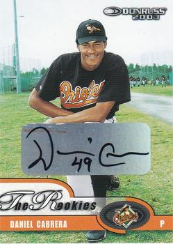 2003 Donruss/Leaf/Playoff (DLP) Rookies & Traded - 2003 Donruss Rookies & Traded Autographs #23 Daniel Cabrera Front