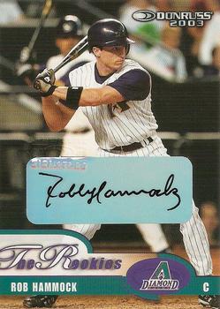 2003 Donruss/Leaf/Playoff (DLP) Rookies & Traded - 2003 Donruss Rookies & Traded Autographs #27 Robby Hammock Front