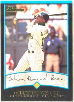 2001 Bowman #187 Adrian Brown Front