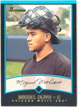 2001 Bowman #306 Miguel Olivo Front
