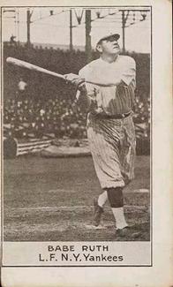 1921-23 National Caramel (E220) #NNO Babe Ruth Front