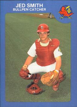 1985 Riley's Sports Gallery Louisville Redbirds #10 Jed Smith Front