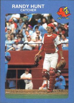1985 Riley's Sports Gallery Louisville Redbirds #11 Randy Hunt Front