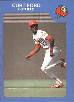1985 Riley's Sports Gallery Louisville Redbirds #13 Curt Ford Front