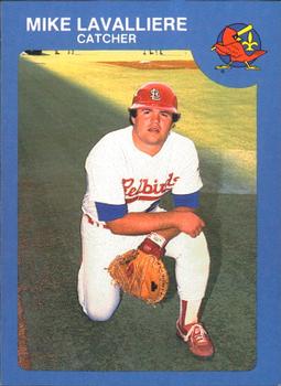 1985 Riley's Sports Gallery Louisville Redbirds #22 Mike LaValliere Front