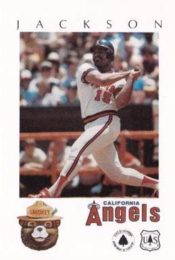 1984 California Angels Smokey SGA #NNO Ron Jackson Front