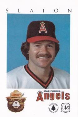 1984 California Angels Smokey SGA #NNO Jim Slaton Front