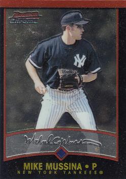 2001 Bowman Chrome #46 Mike Mussina Front