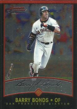 2001 Bowman Chrome #72 Barry Bonds Front