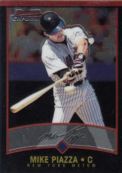 2001 Bowman Chrome #77 Mike Piazza Front