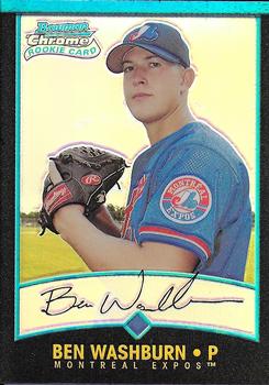 2001 Bowman Chrome #117 Ben Washburn Front