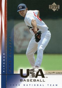 2002 Upper Deck USA Baseball National Team #1 Chad Cordero Front