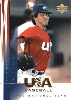 2002 Upper Deck USA Baseball National Team #9 Abe Alvarez Front