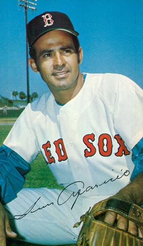 1971 Boston Red Sox Photocards #NNO Luis Aparicio Front