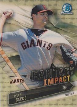 2016 Bowman Draft - Bowman Scouts' Fantasy Impact SuperFractor #BSI-TB Tyler Beede Front