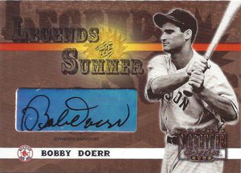 2003 Donruss Signature - Legends of Summer Autographs #LS-8 Bobby Doerr Front