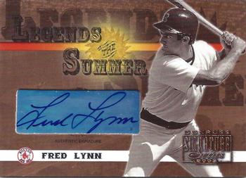 2003 Donruss Signature - Legends of Summer Autographs #LS-16 Fred Lynn Front
