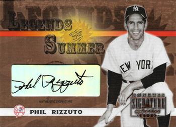 2003 Donruss Signature - Legends of Summer Autographs #LS-34 Phil Rizzuto Front