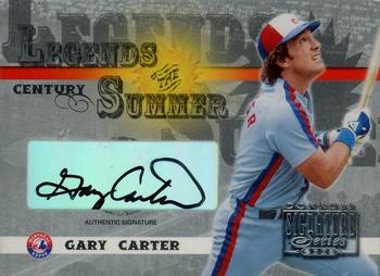 2003 Donruss Signature - Legends of Summer Autographs Century #LS-17 Gary Carter Front