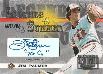 2003 Donruss Signature - Legends of Summer Autographs Century #LS-20 Jim Palmer Front