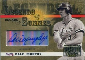 2003 Donruss Signature - Legends of Summer Autographs Decade #LS-10 Dale Murphy Front