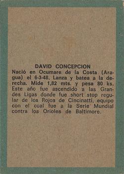1970 Ovenca Venezuelan #4 David Concepcion Back