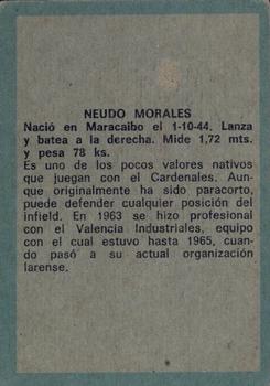 1970 Ovenca Venezuelan #45 Nuedo Morales Back