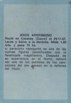 1970 Ovenca Venezuelan #82 Jesus Aristimuno Back